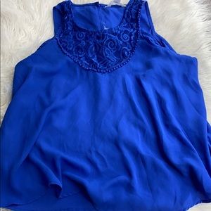 Blue blouse!
